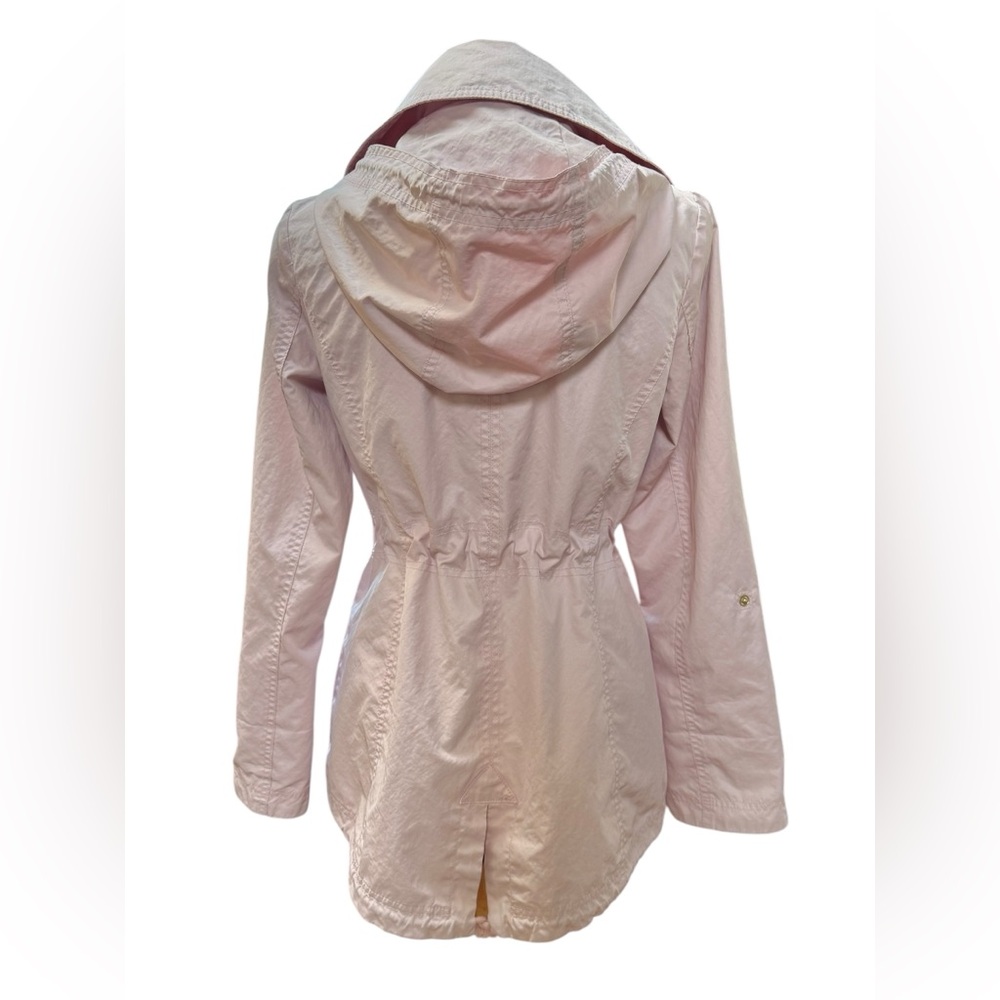 Guess Jacket Utility Anorak Rain Coat Pink Women’s Small - Picture 6 of 16